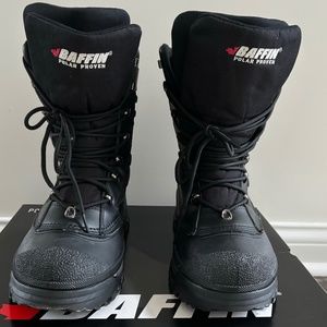 Baffin Men's Crossfire Winter Snow Boots - Black - Size 10 US